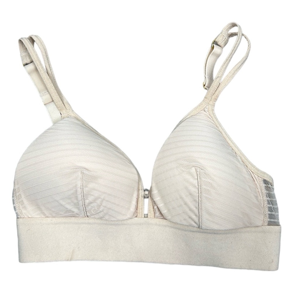 All You Lively Tan Breathable Padded Elastic Band Bra Small